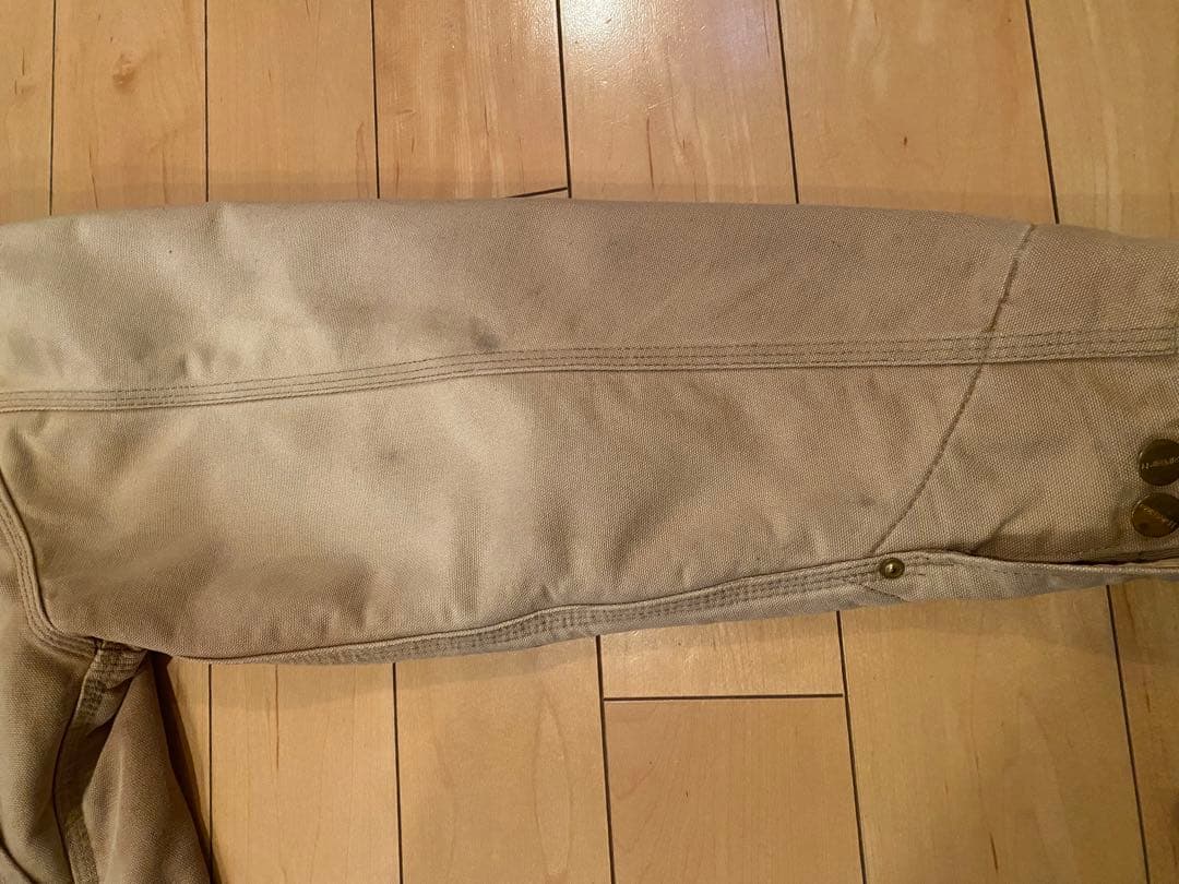 Carhartt ベージュ カバーオール　ミシガンチョアコート　USA製　90s