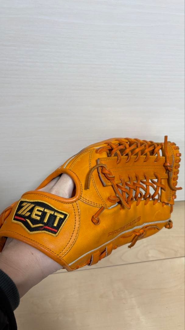 ZETT 軟式グローブ BRGA30217 オレンジ