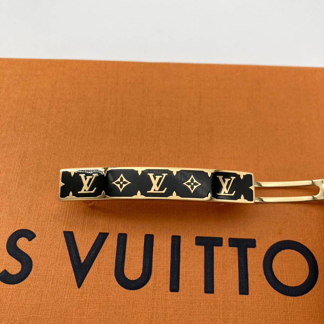 訳あり 極美品 ルイヴィトン バレッタ ナノ モノグラム 髪留め 現行品 完売