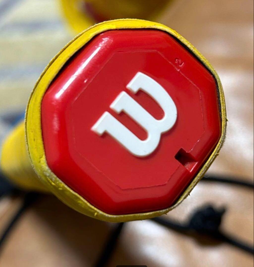 Wilson 硬式テニスラケット　ULTRA100 カバー振動どめ付き