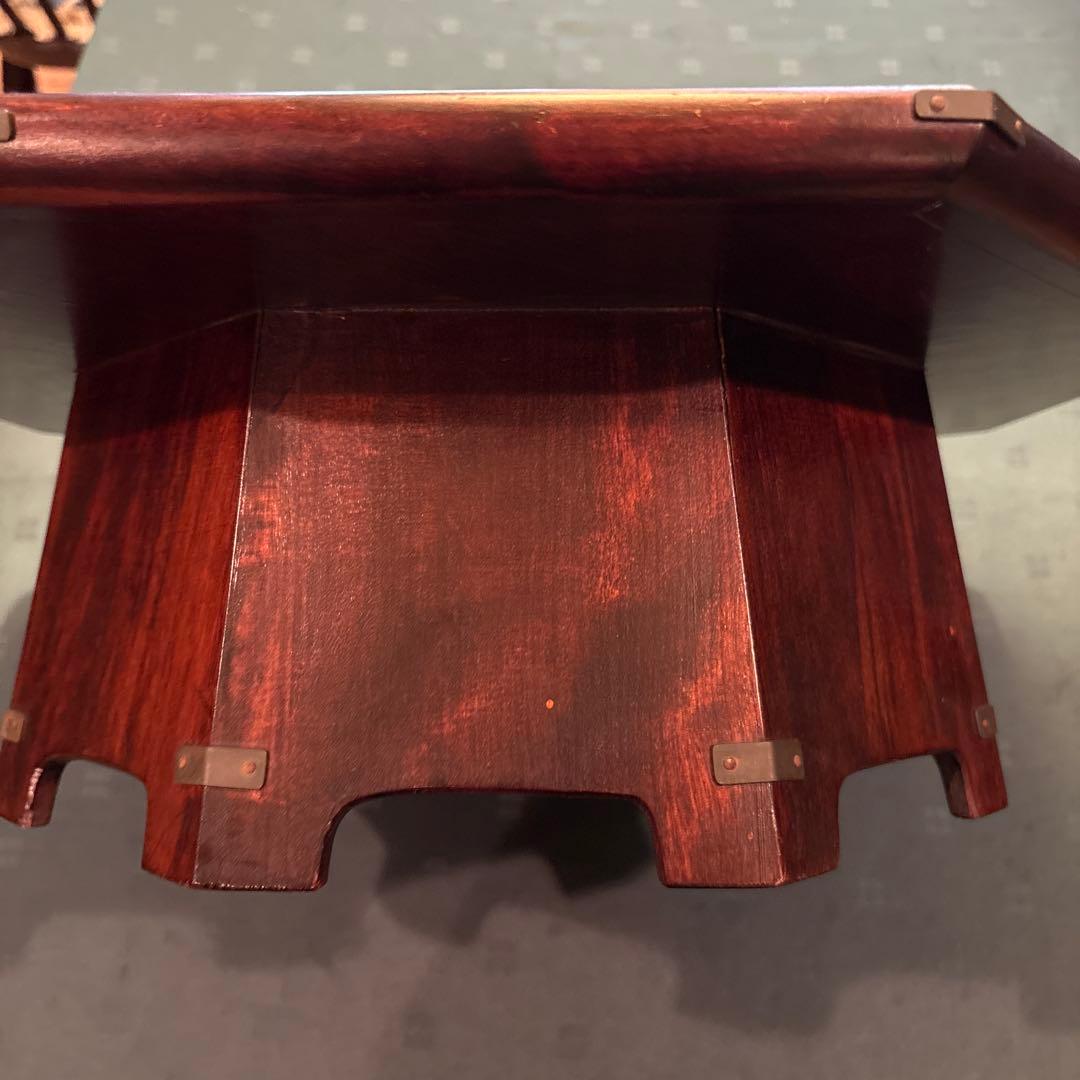 松本民芸家具 八角膳 ミズメザクラ 飾り台 花台 座卓机