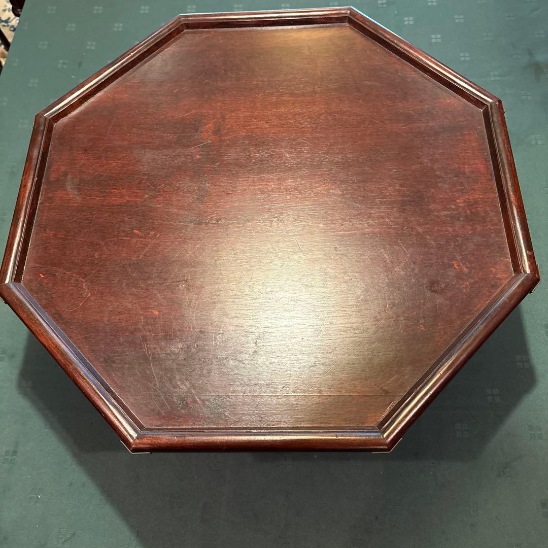 松本民芸家具 八角膳 ミズメザクラ 飾り台 花台 座卓机