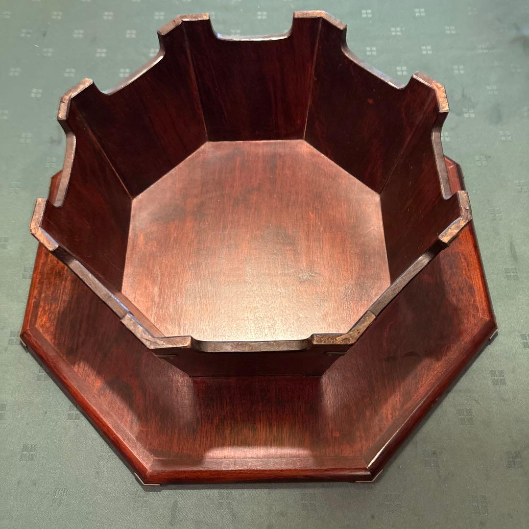 松本民芸家具 八角膳 ミズメザクラ 飾り台 花台 座卓机