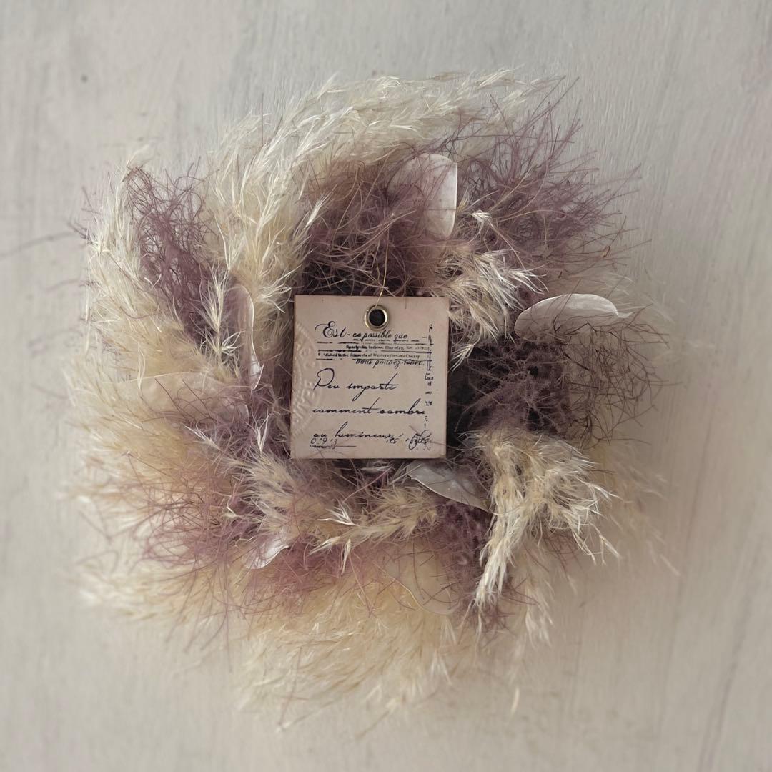 Nao＊パンパスグラスとスモークツリーのアンティーク調リース＊№656 他