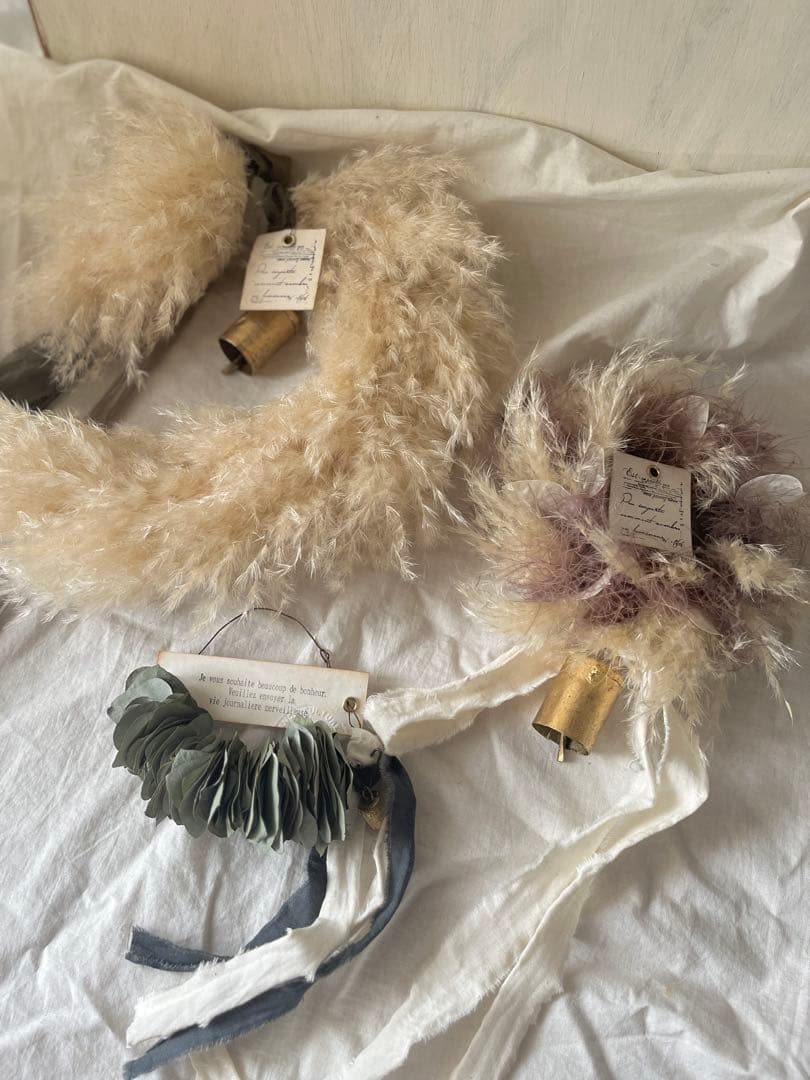 Nao＊パンパスグラスとスモークツリーのアンティーク調リース＊№656 他