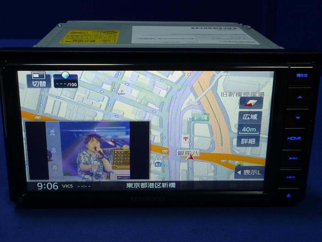 ハンズフリー通話♪最新地図2025年春★MDV-D408BTWカーナビ本体セット