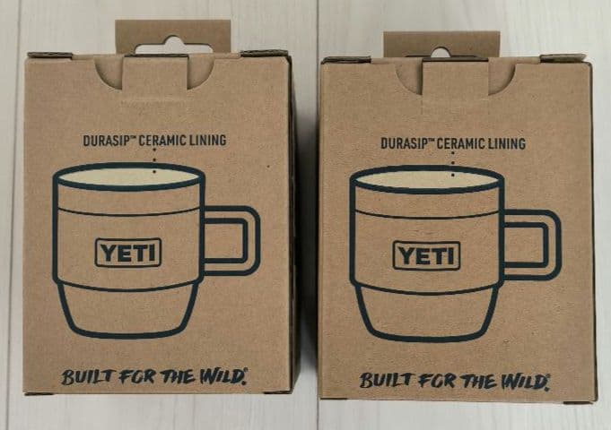 【新品未使用】イエティランブラー 6ozスタッキングマグ4個(2x2)