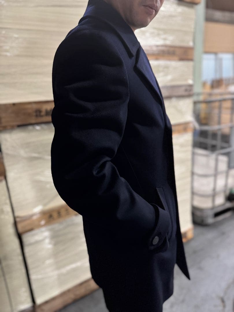 ②Louis Vuitton ネイビー ピーコート(新品未着用)48サイズ