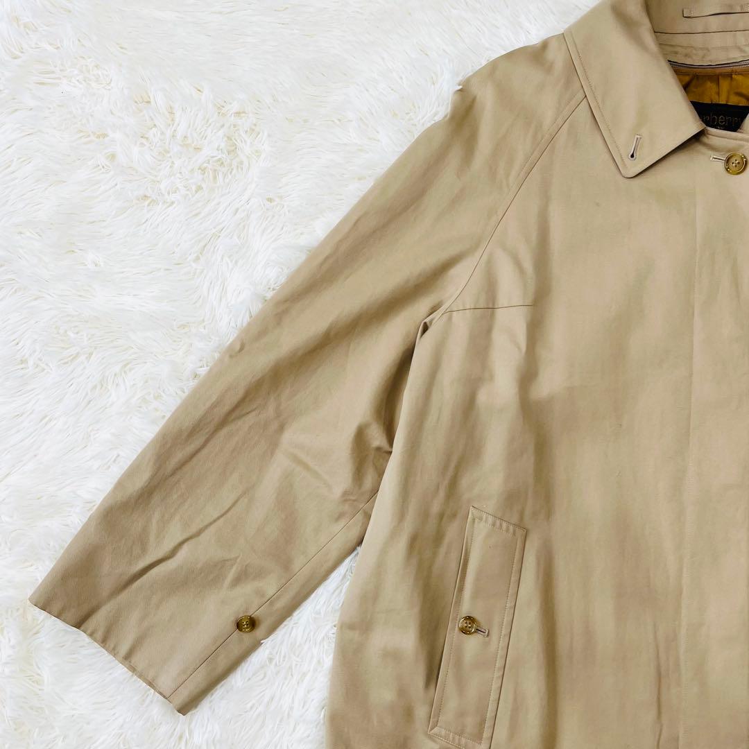 Burberry ステンカラーコート ノバチェックライナー付き ベージュ 15号