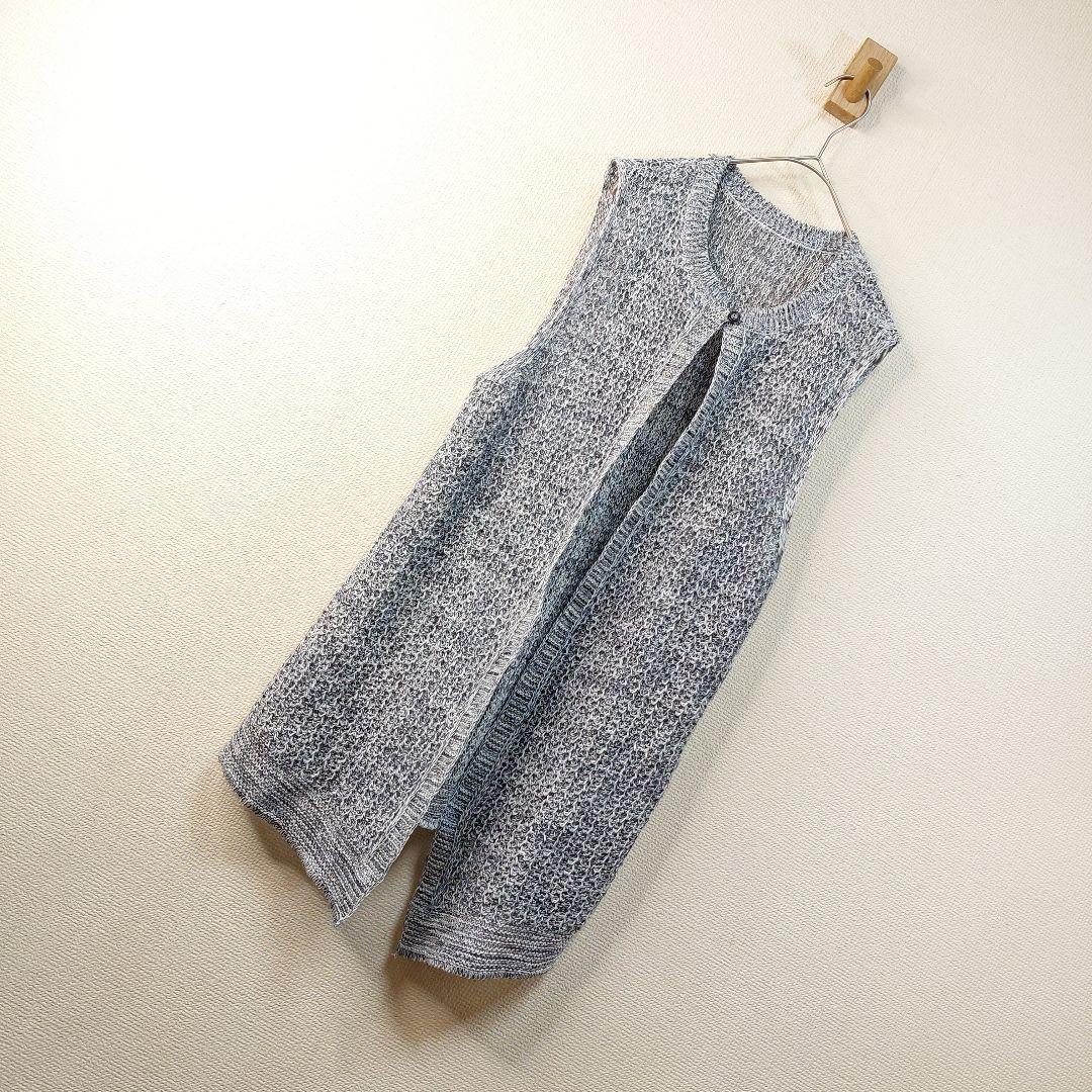 レリアン ホワイトレーベル トッパーズベスト　コットン１００　グレー　１１