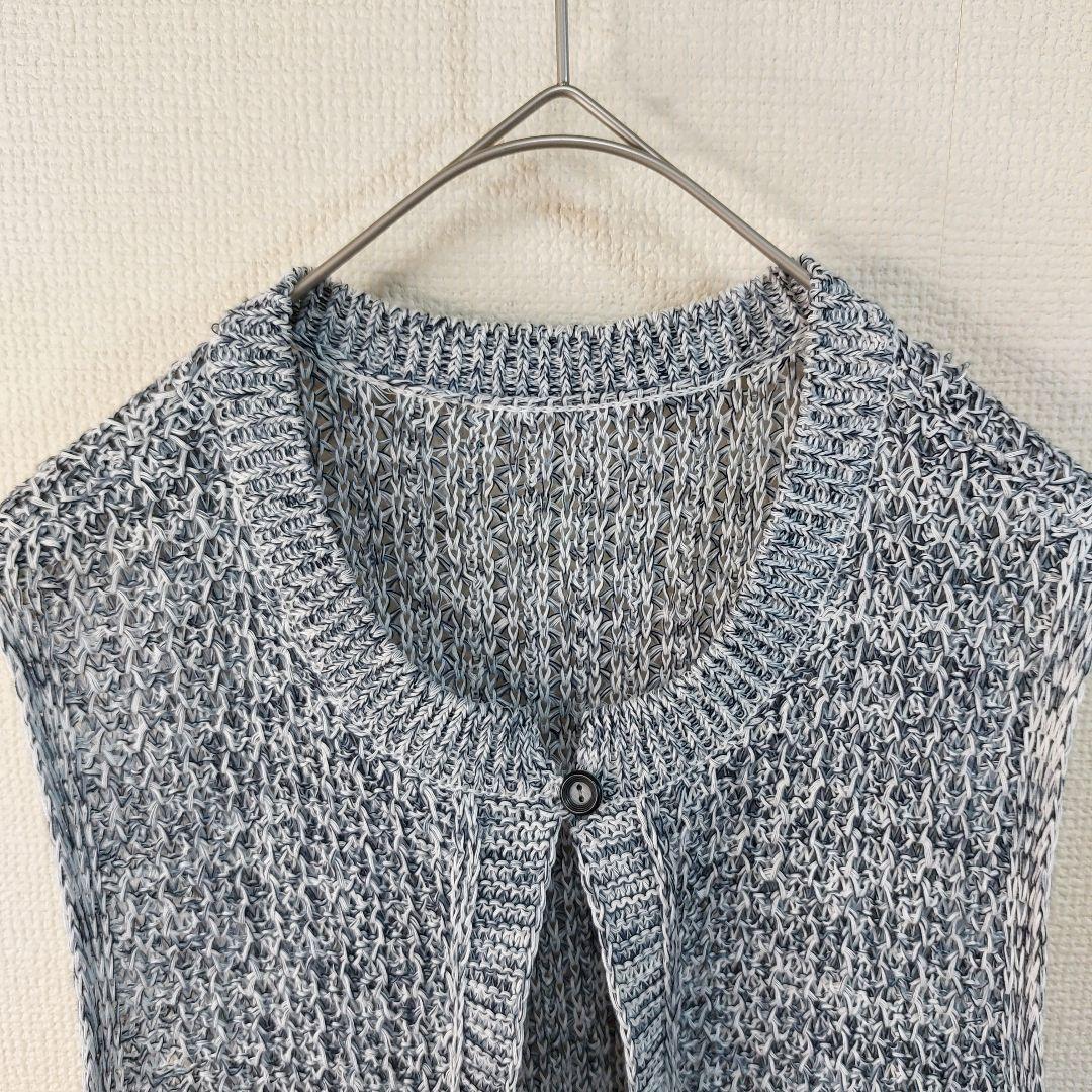 レリアン ホワイトレーベル トッパーズベスト　コットン１００　グレー　１１