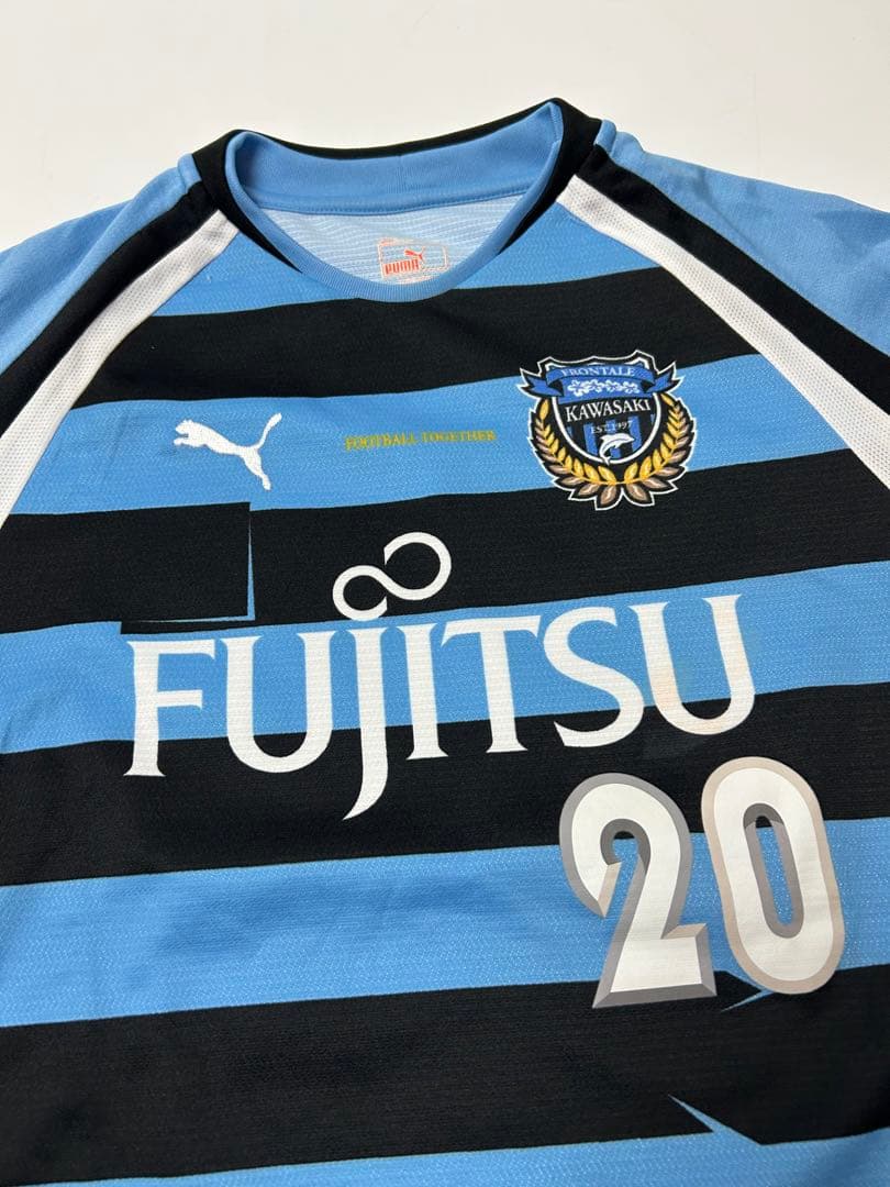 川崎フロンターレ PUMA サッカーシャツ　#20 稲本潤一　150サイズ