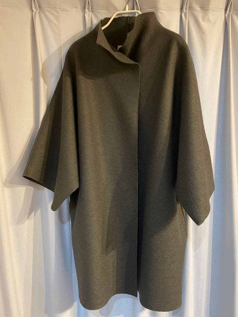 ハリスワーフロンドン★キモノマントル ダークグレー