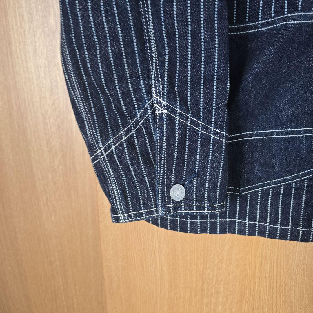 児島ジーンズ ウォバッシュ カバーオールジャケット 美品