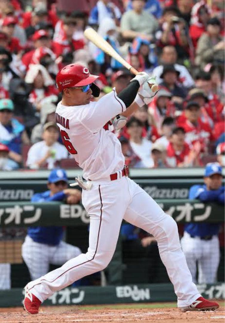 広島カープ　中村奨成 #96　バット NPBマーク 支給品　実使用　【新品】