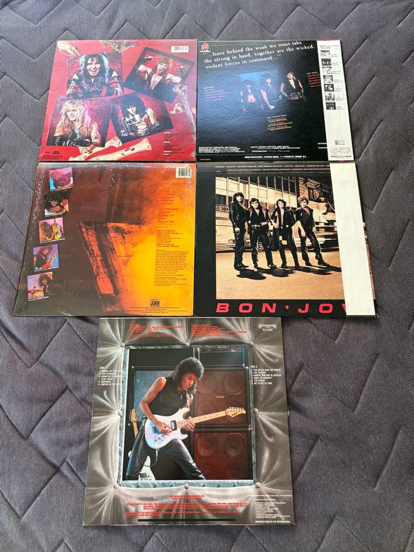 80年代　ベビーメタル　ハードロック　レコード5枚セット
