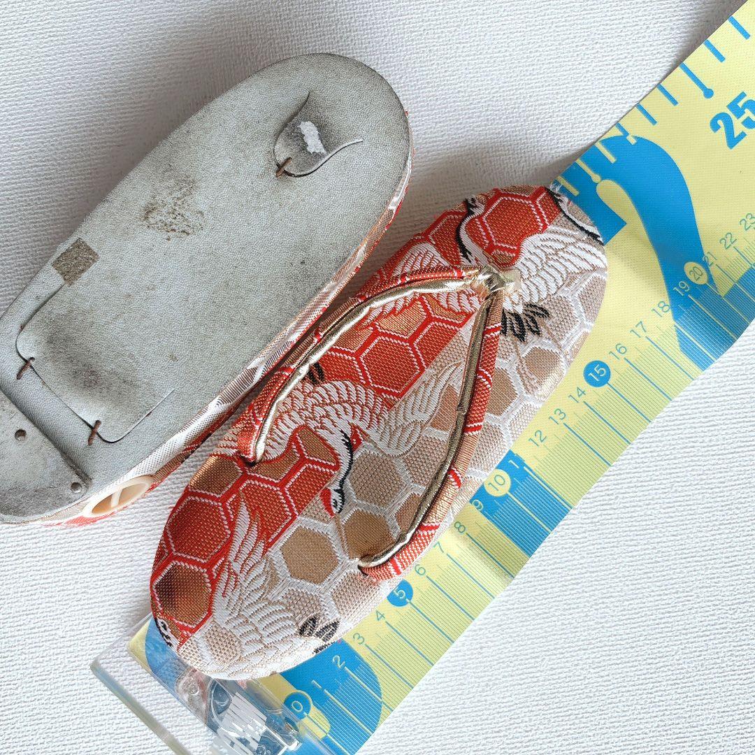 七五三　7歳女の子　フルセット　きもの　青系　金プリント　花鼓　折り鶴　7285