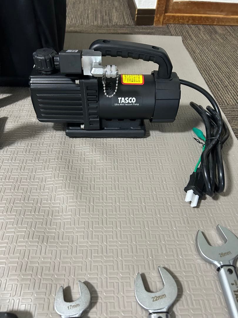 イチネン TASCO エアコン工具セット TA23AB 真空ポンプ逆止弁付 ほか