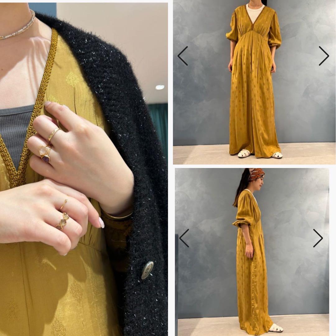 サロペット・オーバーオール・オールインワン Sara Mallika Rayon Jacquard All In One