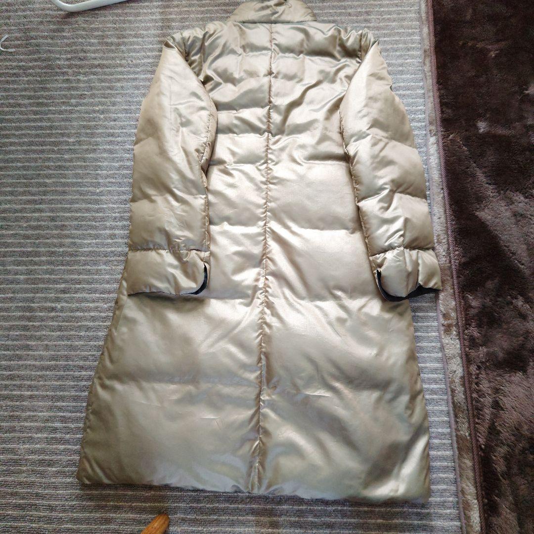 コシノジュンコ　ダウン　コート　リバーシブル　Mサイズ　ゴールド×黒