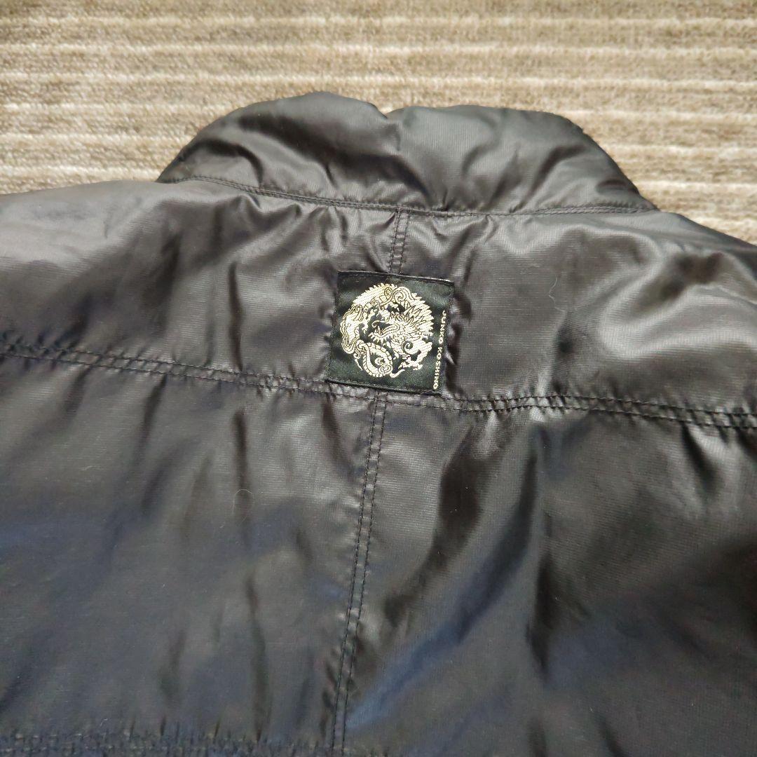 コシノジュンコ　ダウン　コート　リバーシブル　Mサイズ　ゴールド×黒