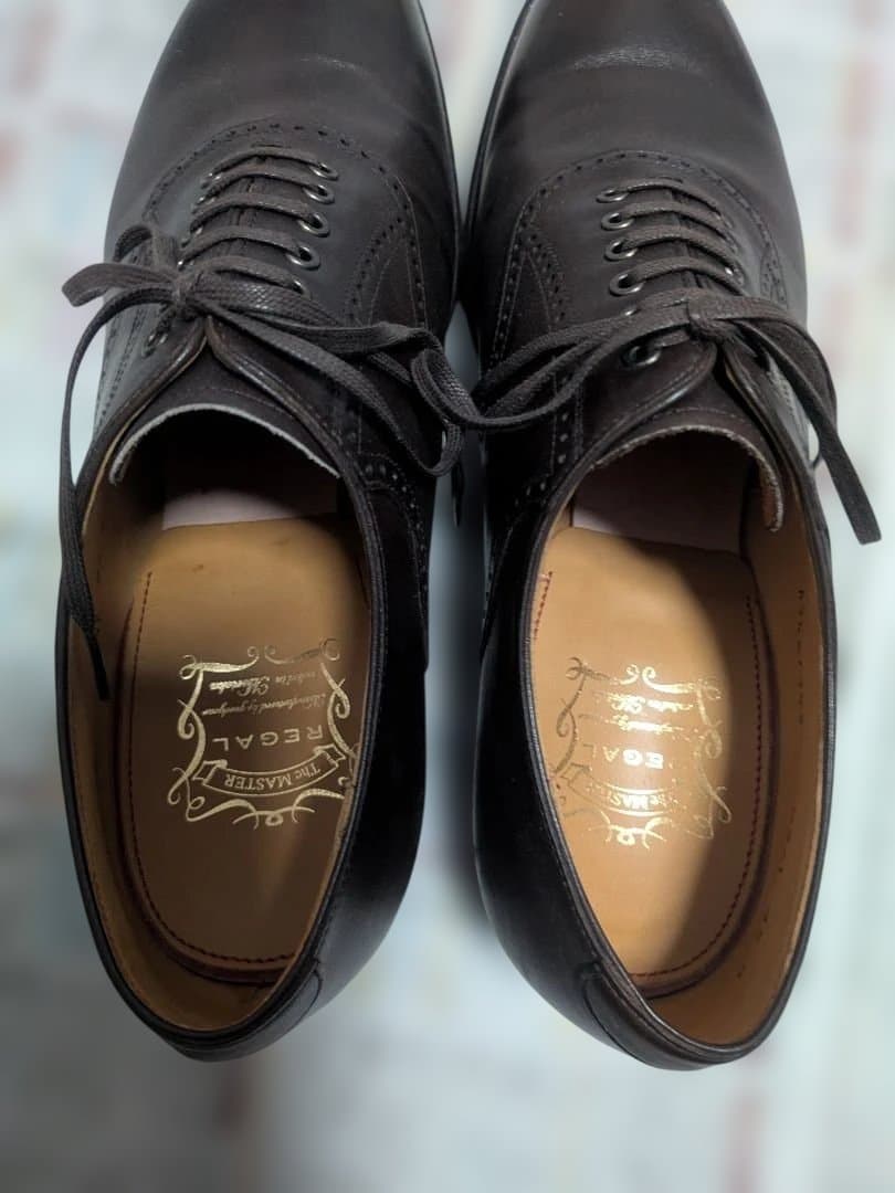 The MASTER REGAL サドルシューズ 25cm　ダークブラウン