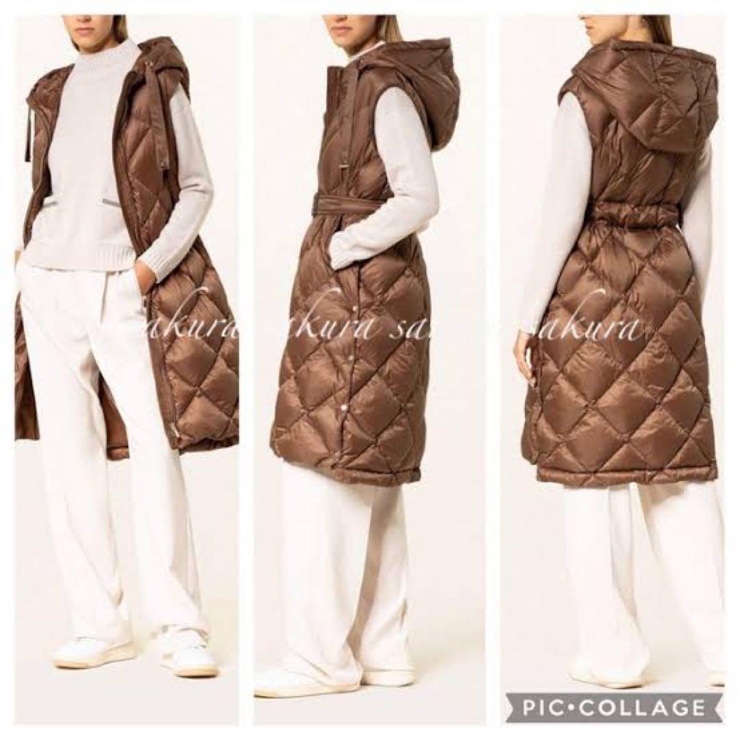 MaxMara TheCUBE テクニカルキャンバス ダウンジレ