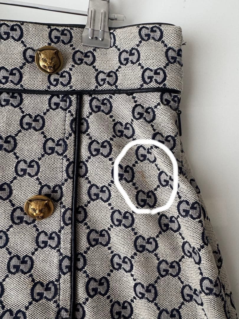 GUCCI 膝丈 Aラインスカート