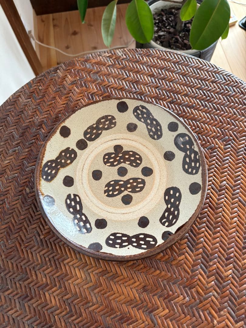 工房十鶴★ジーマーミー柄皿★7寸