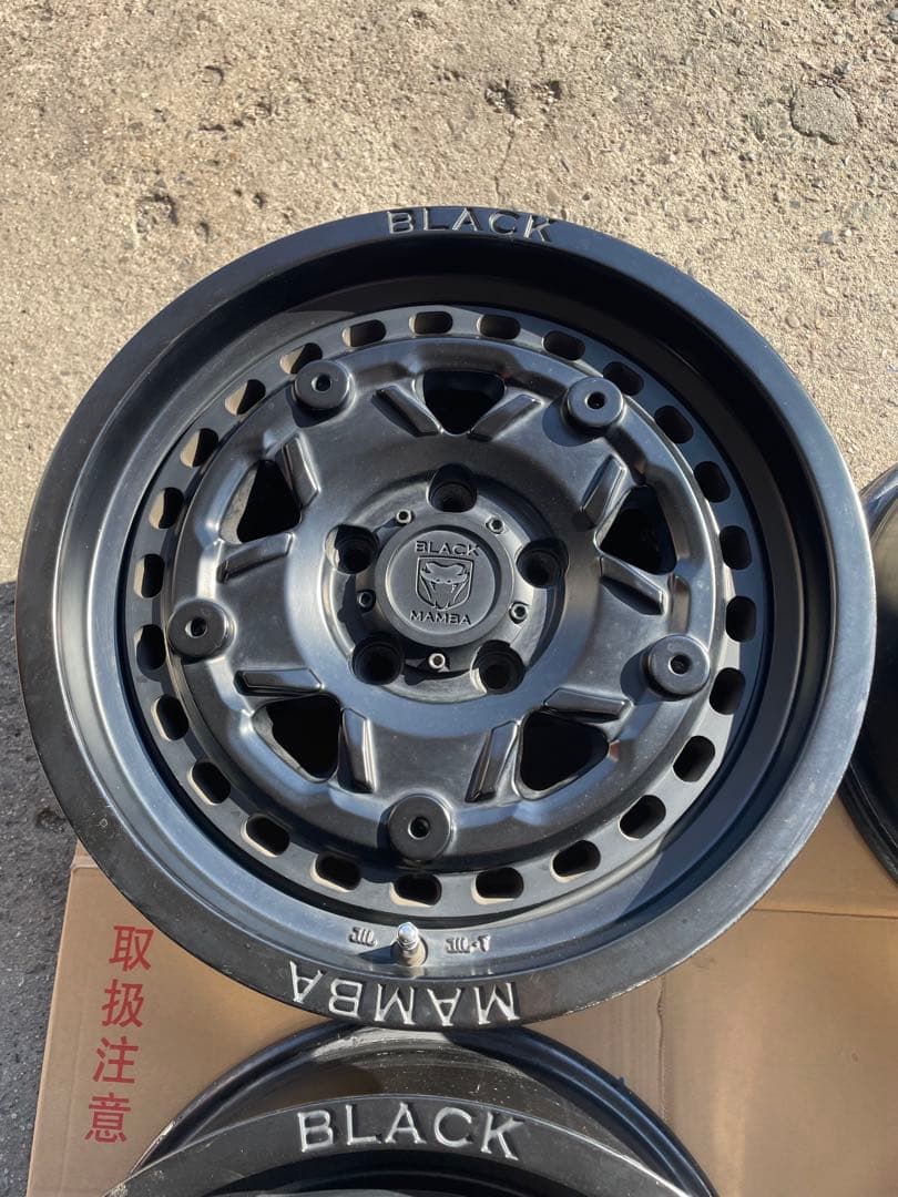 ブラックマンバ ホイール16インチ7.5J 4本セット ＊送料込み