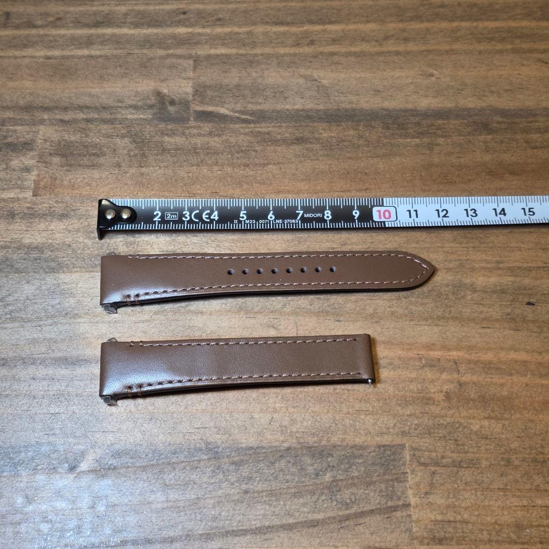 Cartier サントスドゥカルティエMM レザー時計ベルト ブラウン