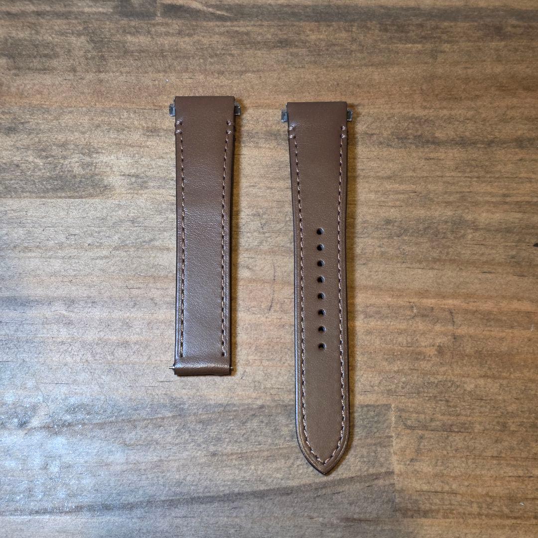 Cartier サントスドゥカルティエMM レザー時計ベルト ブラウン