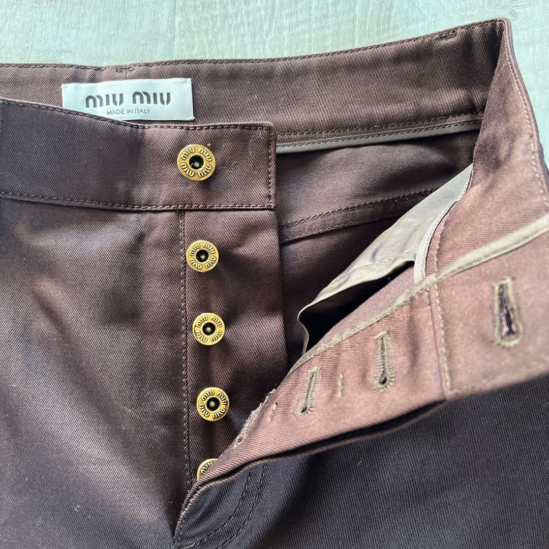 miumiu ミュウミュウパンツ