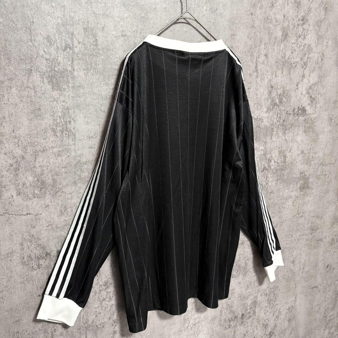 Adidas アディダス ヴィンテージ 90s ゲームシャツ ブラック 常田大希