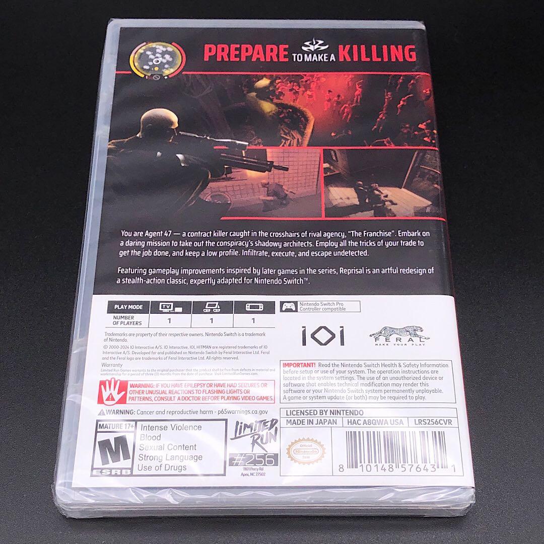 Hitman Blood Money ヒットマン ブラッドマネー switch