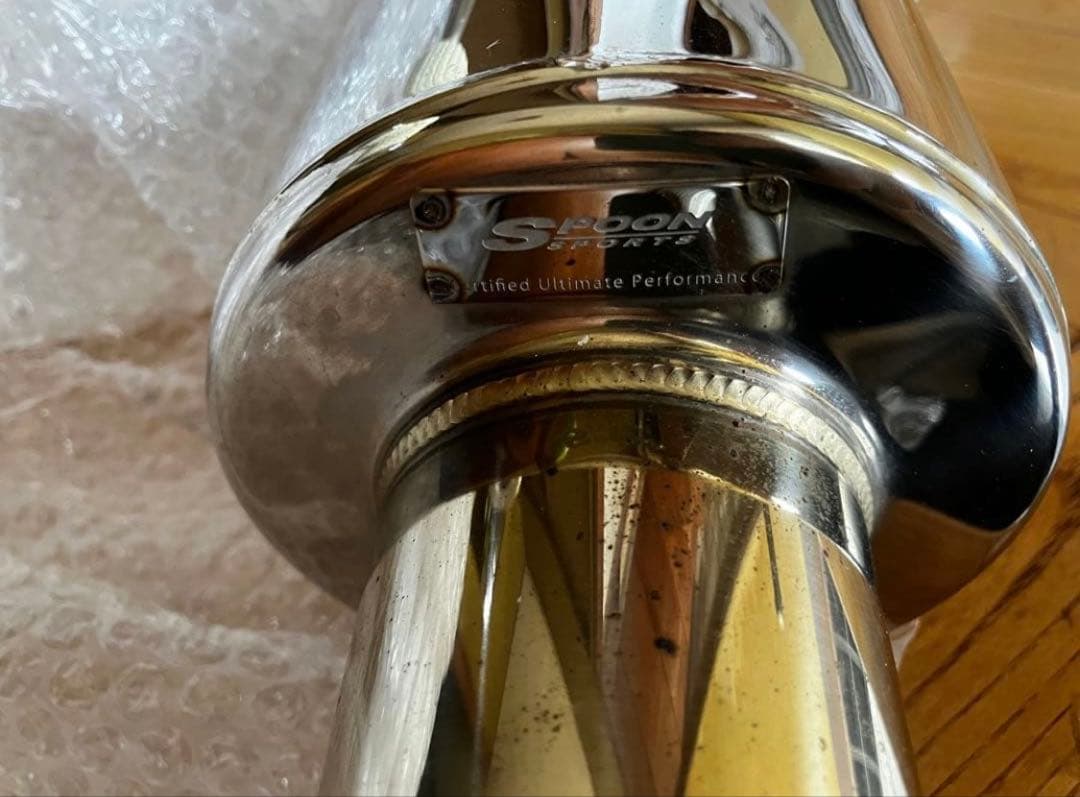 送料込 ホンダCR−Z Spoon スプーン リアマフラー 美品 サイレンサー付