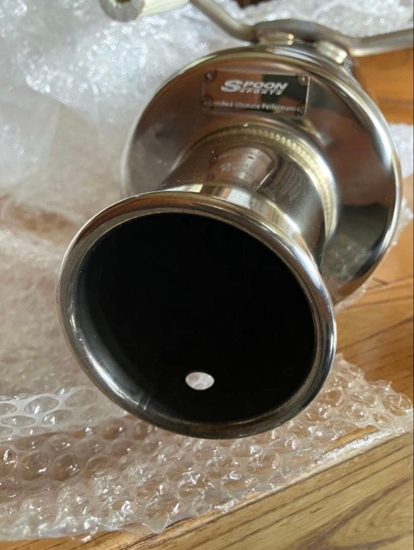 送料込 ホンダCR−Z Spoon スプーン リアマフラー 美品 サイレンサー付