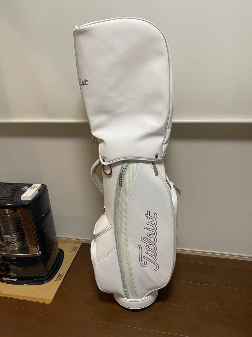 Titleist ホワイト キャディバッグ　タイトリスト