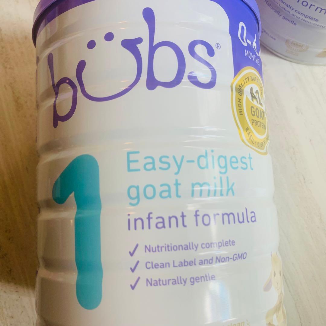 【即日発送】バブズ bubs ステップ1×3缶 ヤギ 粉ミルク