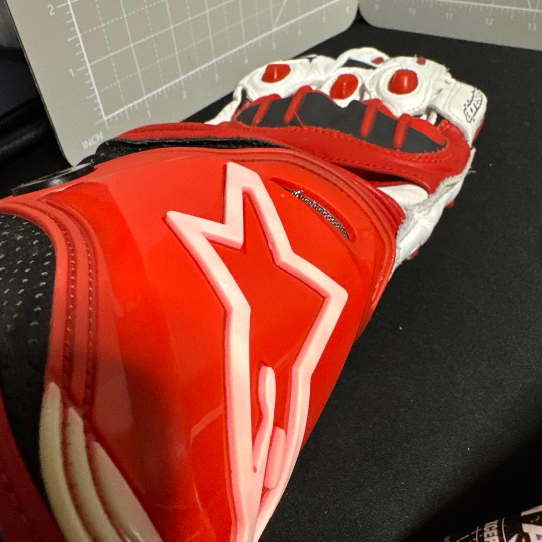新品未使用 Alpinestars GP Pro グローブ レッド/ホワイトL