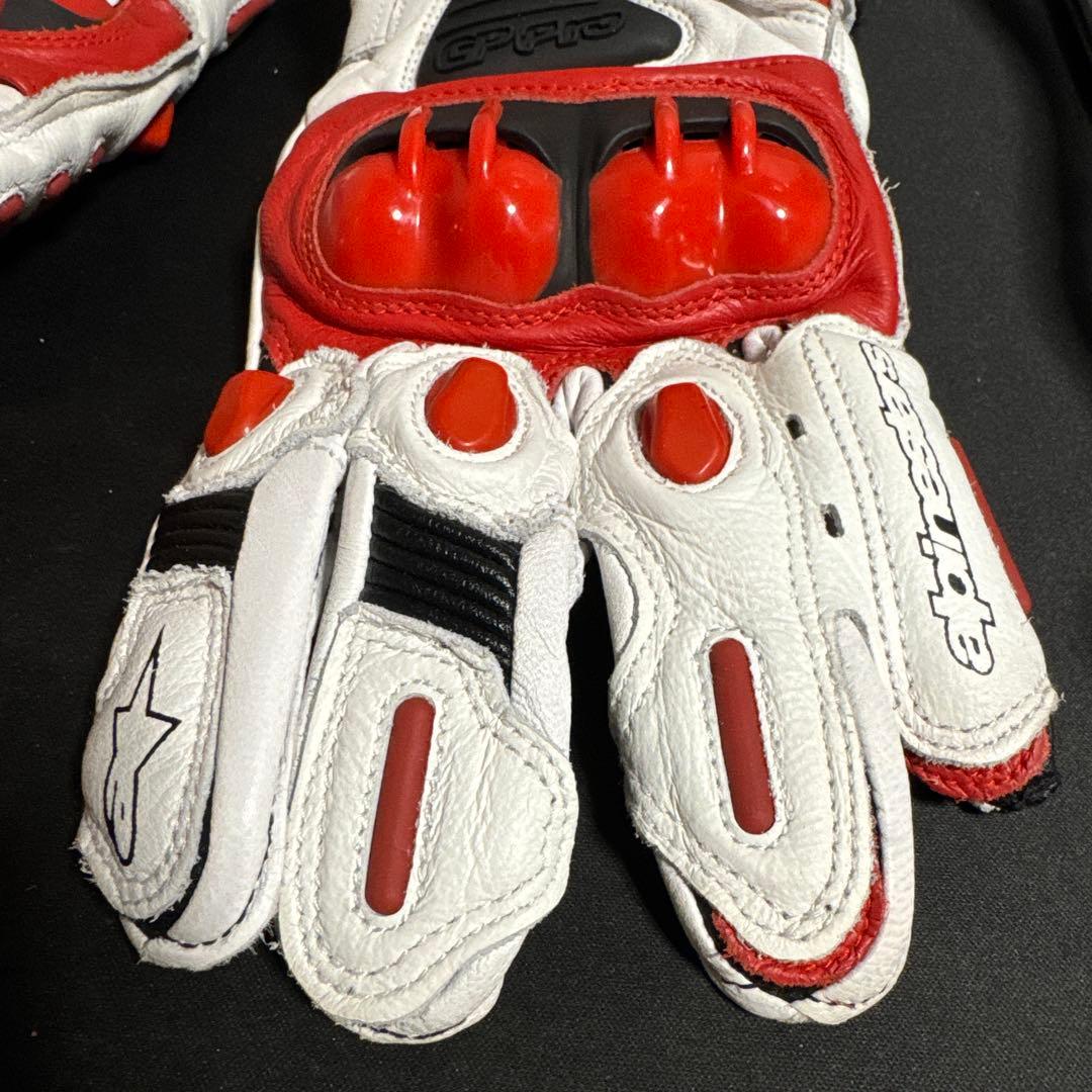 新品未使用 Alpinestars GP Pro グローブ レッド/ホワイトL