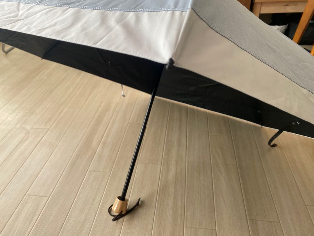 【smile】　折りたたみ日傘３段折 コンビmoku サンバリア100