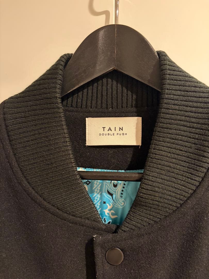 【XL・美品・定価の70%off】TAIN DOUBLE PUSHスタジャン