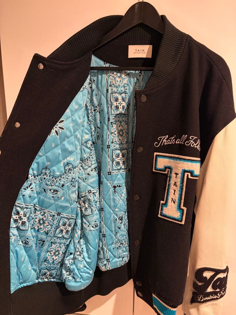 【XL・美品・定価の70%off】TAIN DOUBLE PUSHスタジャン