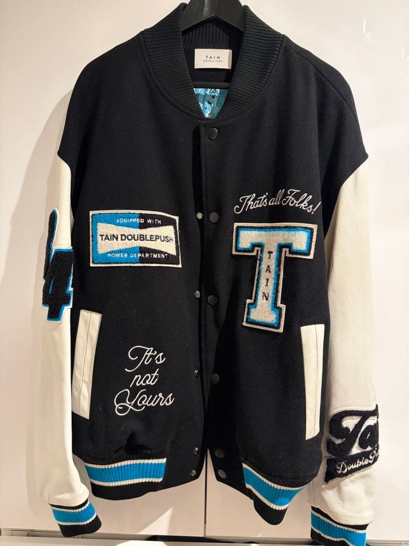 【XL・美品・定価の70%off】TAIN DOUBLE PUSHスタジャン