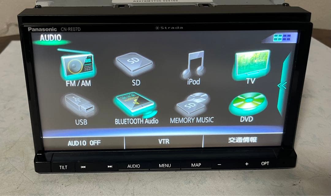 Panasonic パナソニック Strada CN-RE07D 『 K』