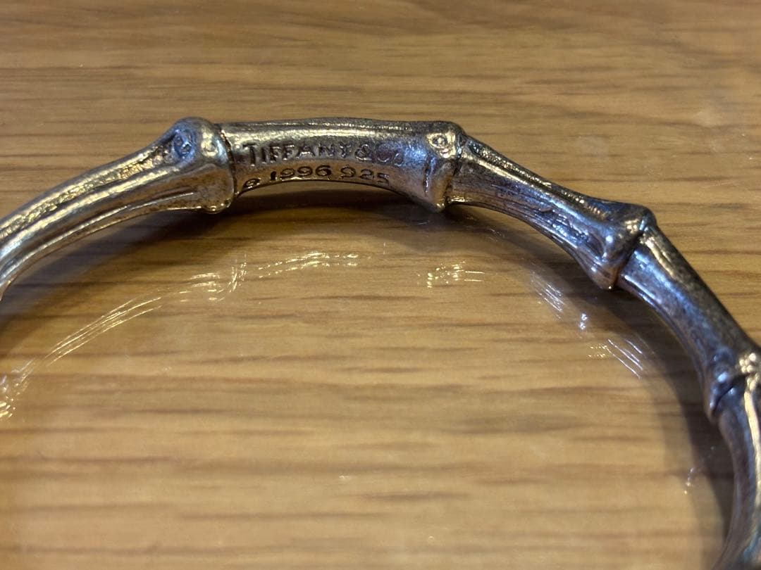 t*い様 【オールドティファニー】Tiffany バンブー バングル ブレスレッ