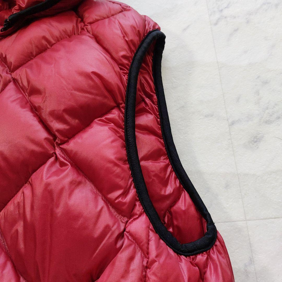未使用級 高級グースダウン エディーバウアー ダウンベスト XL 赤