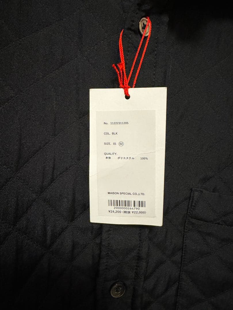 キルティング シャツ コート