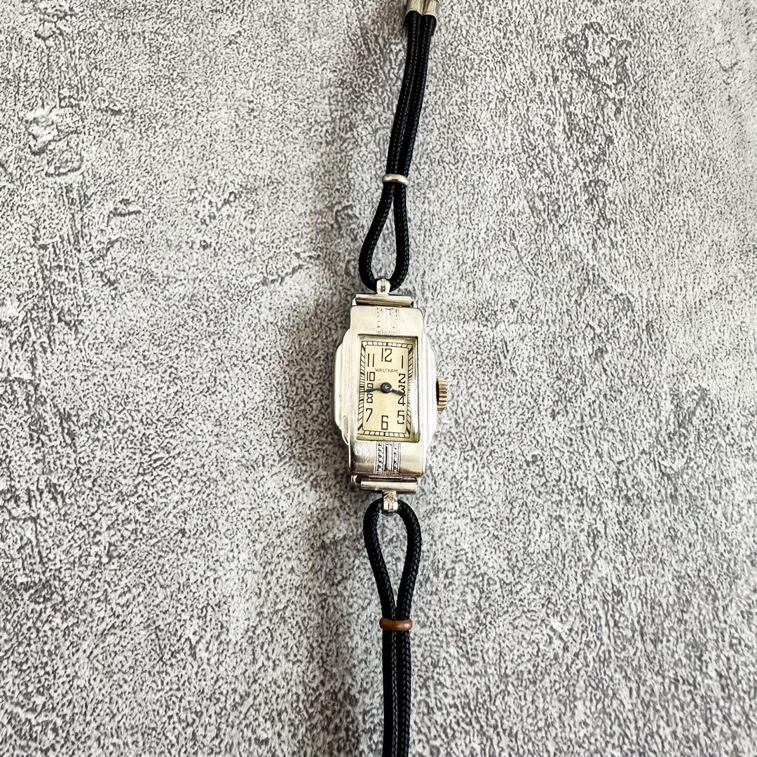 1920's WALTHAM シルバー 手巻き時計 アンティークウォッチ
